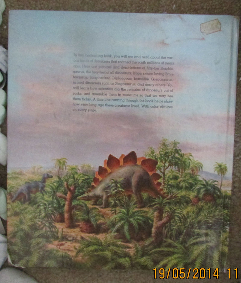 Giant Golden Book of Dinosaurs and Other Prehistoric Reptiles,Used