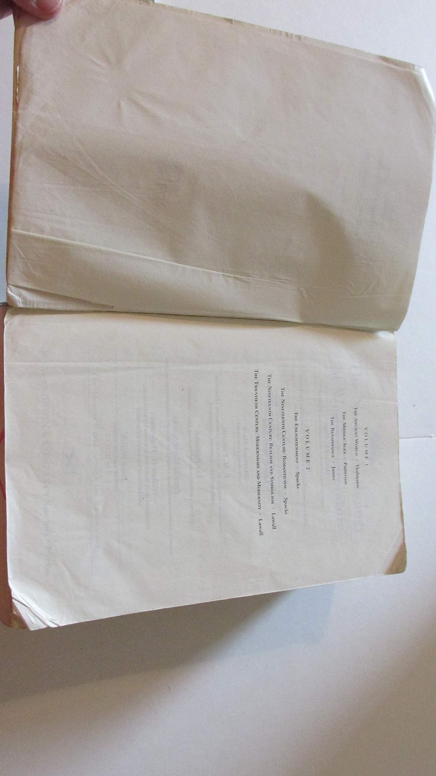 The Norton Anthology of Western Literature, Volume 1,New