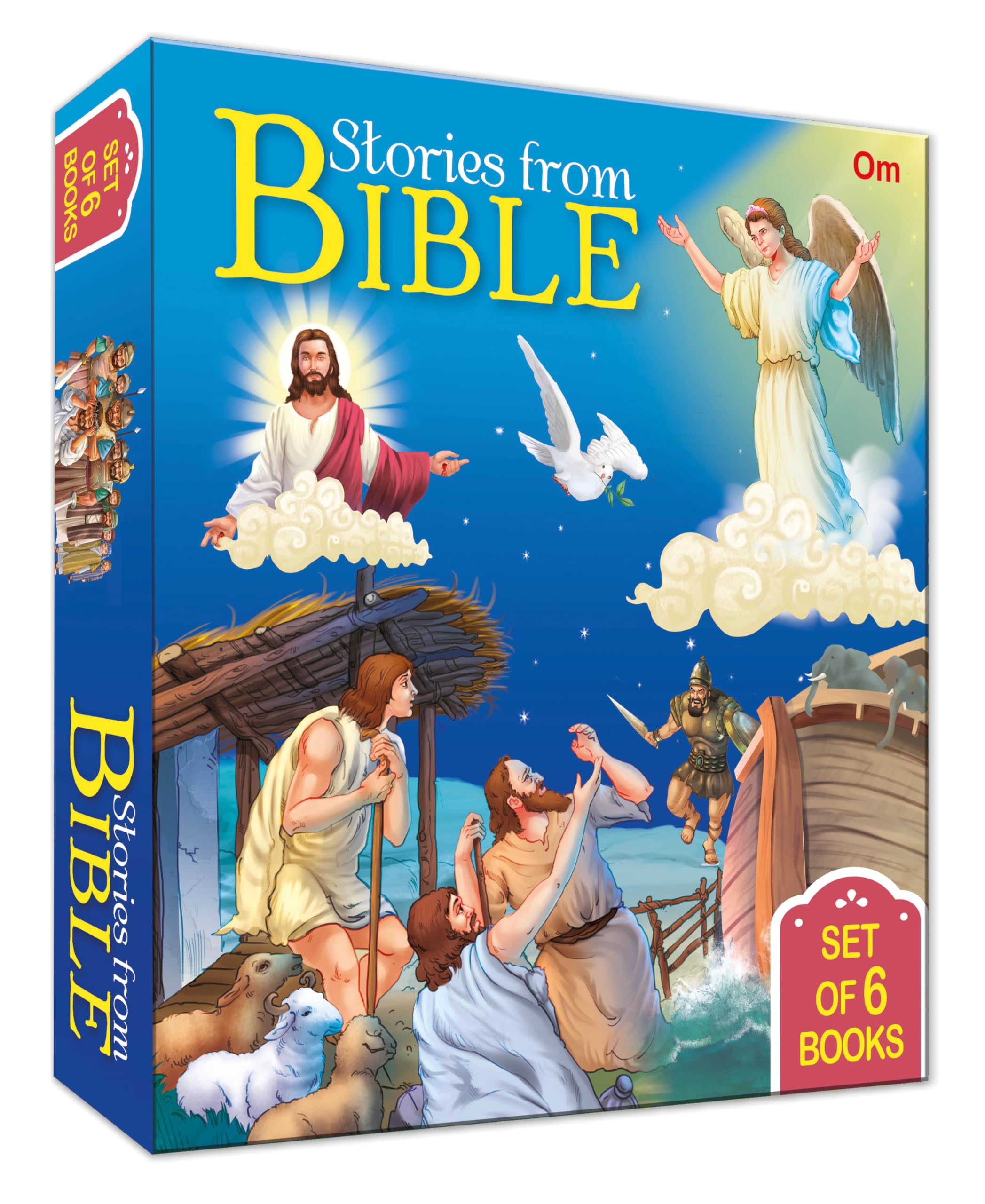 Bible Stories Collection For Kids: My First Bible Stories | Christian Stories For Children | Birth Of Jesus, Noahs Ark, Adam And Eve & More | Old & New Testament | Timeless Tales | Gods Great Stories For Little Readers | 6-In-1 Book Set