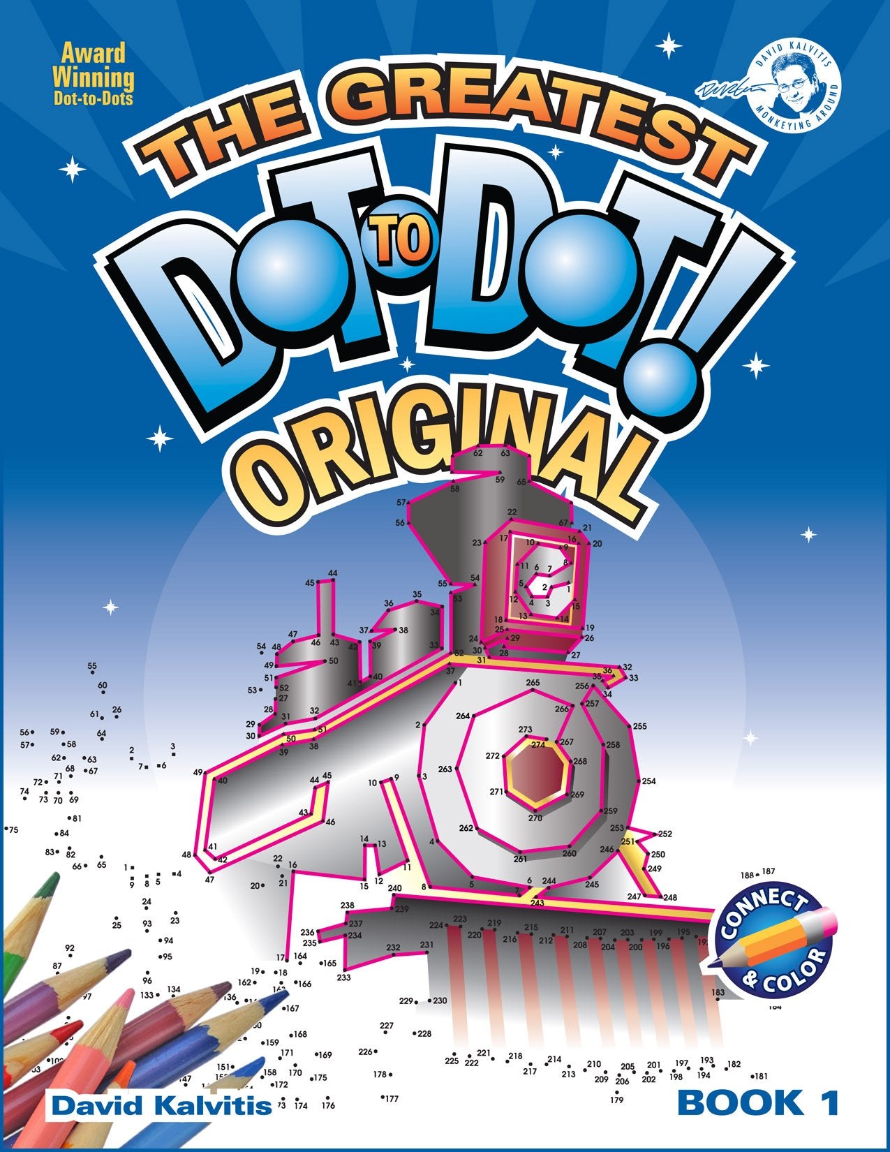 Greatest DottoDot Book in the World (Book 1)  Activity Book  Relaxing Puzzles,Used