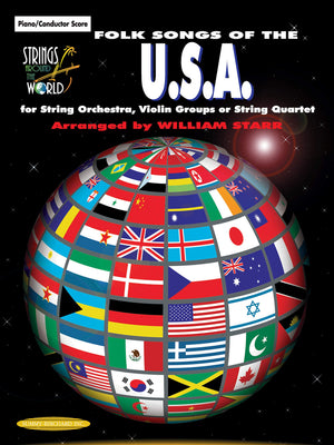 Strings Around The World  Folk Songs Of The U.S.A.: Score,New