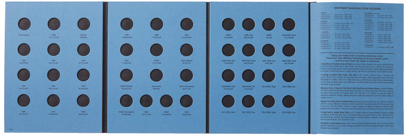 Canadian Small Cent Folder #2, 18982012,Used