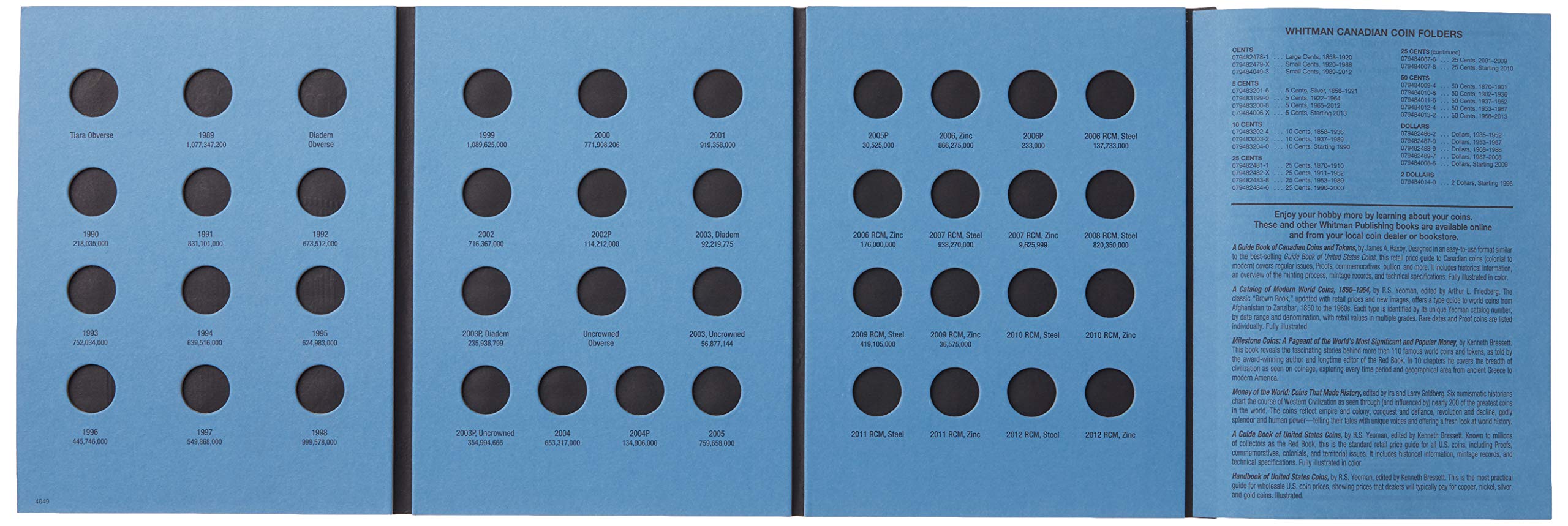 Canadian Small Cent Folder #2, 1898-2012-New
