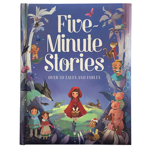 FiveMinute Stories  Over 50 Tales and Fables: Short Nursery Rhymes, Fairy Tales, and Bedtime Collections for Children,Used