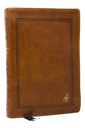 The Jonathan Edwards Study Bible: Experience Abiding Joy In Christ (Nkjv, Brown Leathersoft, Red Letter, Comfort Print)