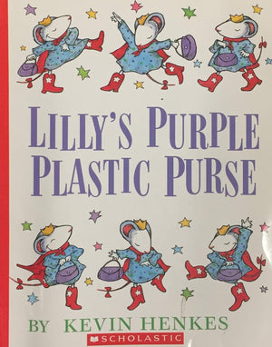 Lillys Purple Plastic Purse-used