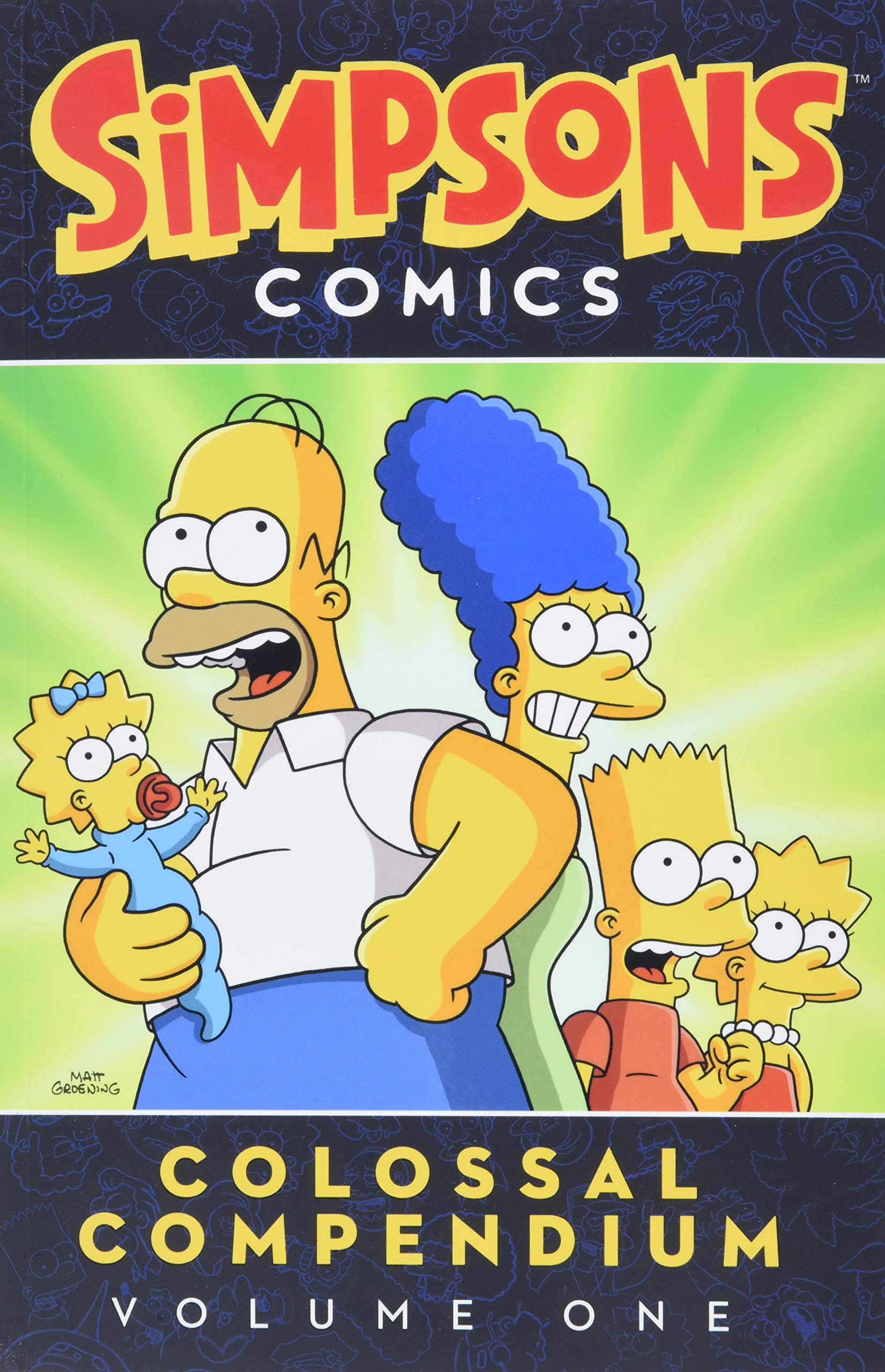 Simpsons Comics Colossal Compendium Volume 1 (Simpsons Comic Compilations)-used