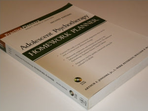 Adolescent Psychotherapy Homework Planner,Used