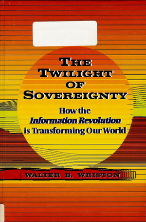 The Twilight of Sovereignty,Used