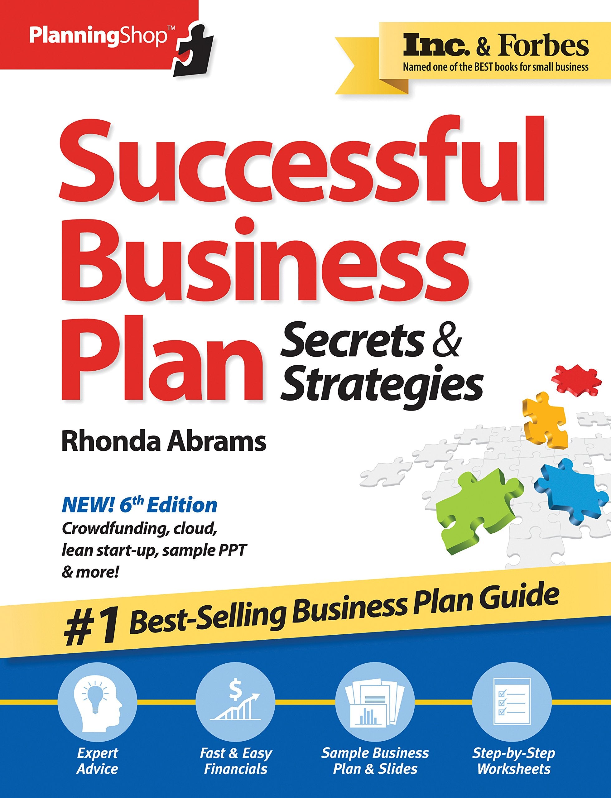 Successful Business Plan: Secrets & Strategies (Planning Shop),Used