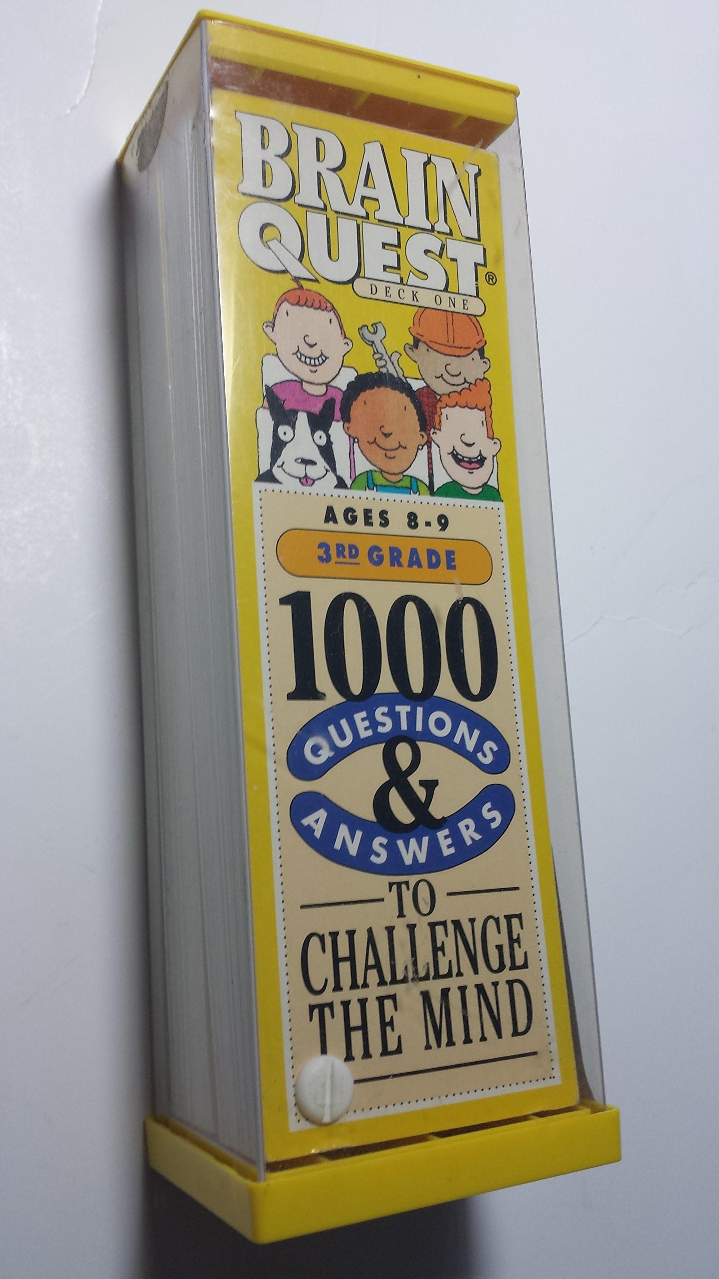 Brain Quest: 1000 Questions & Answers to Challenge the Mind/3rd Grade/Ages 89/Deck 1 & 2,Used