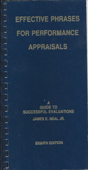 Effective Phrases for Performance Appraisals: A Guide to Successful Evaluations,Used