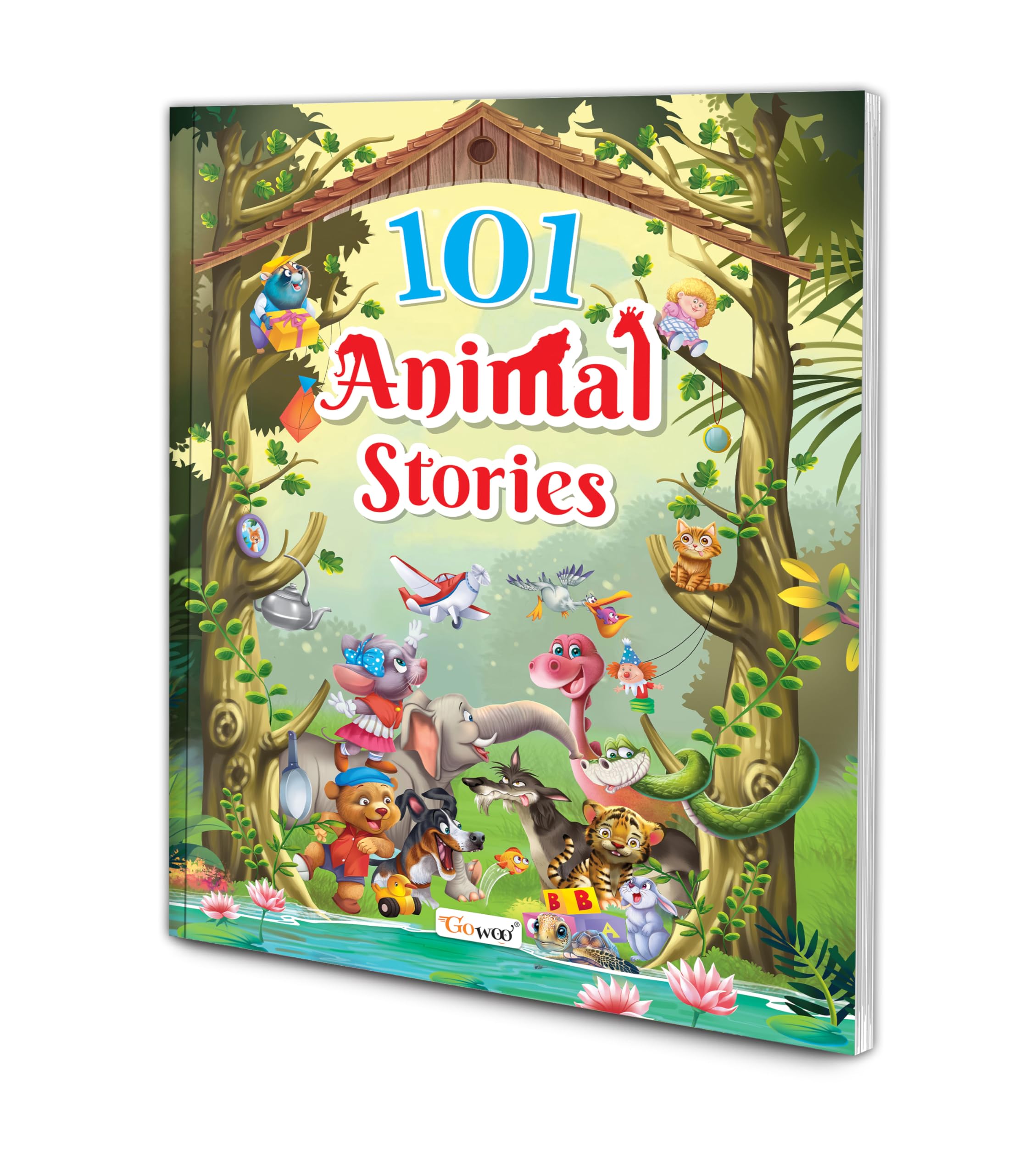 101 Animal Stories (Ages 3-12) (Paperback) : ChildrenS Educational Story Book, Story Book For Toddlers, Fun Educational Stories, Kids Learning Tales
