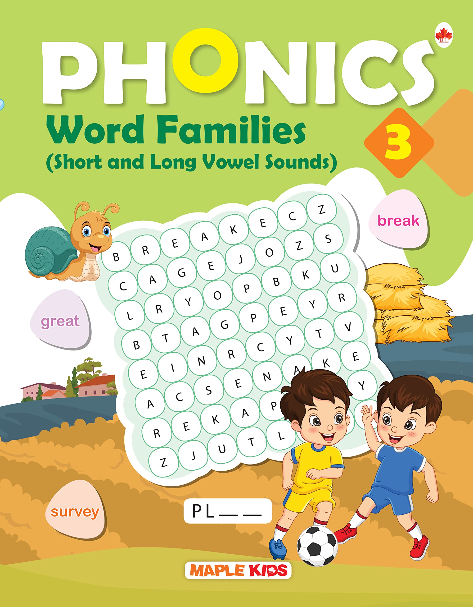 Phonics Reader - Word Families - Activity Book For Kids - Age 3+ Years - Learning Letter Sounds - Phonics Activities - Phonics For Children
