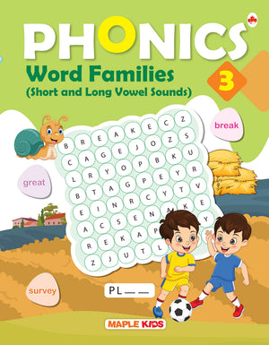 Phonics Reader - Word Families - Activity Book For Kids - Age 3+ Years - Learning Letter Sounds - Phonics Activities - Phonics For Children