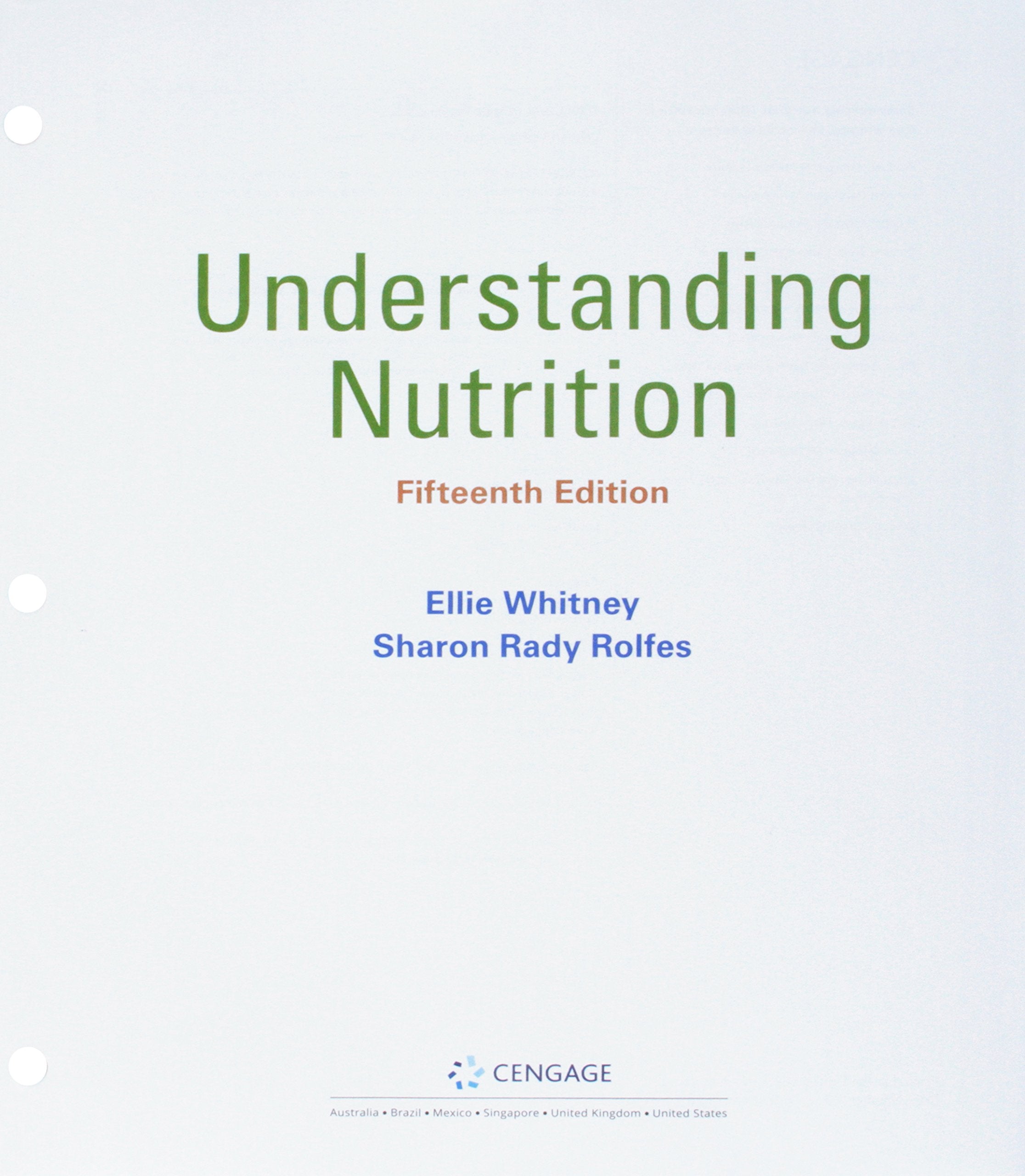 Bundle: Understanding Nutrition, Looseleaf Version, 15th + MindTap Nutrition, 1 term (6 months) Printed Access Card,Used