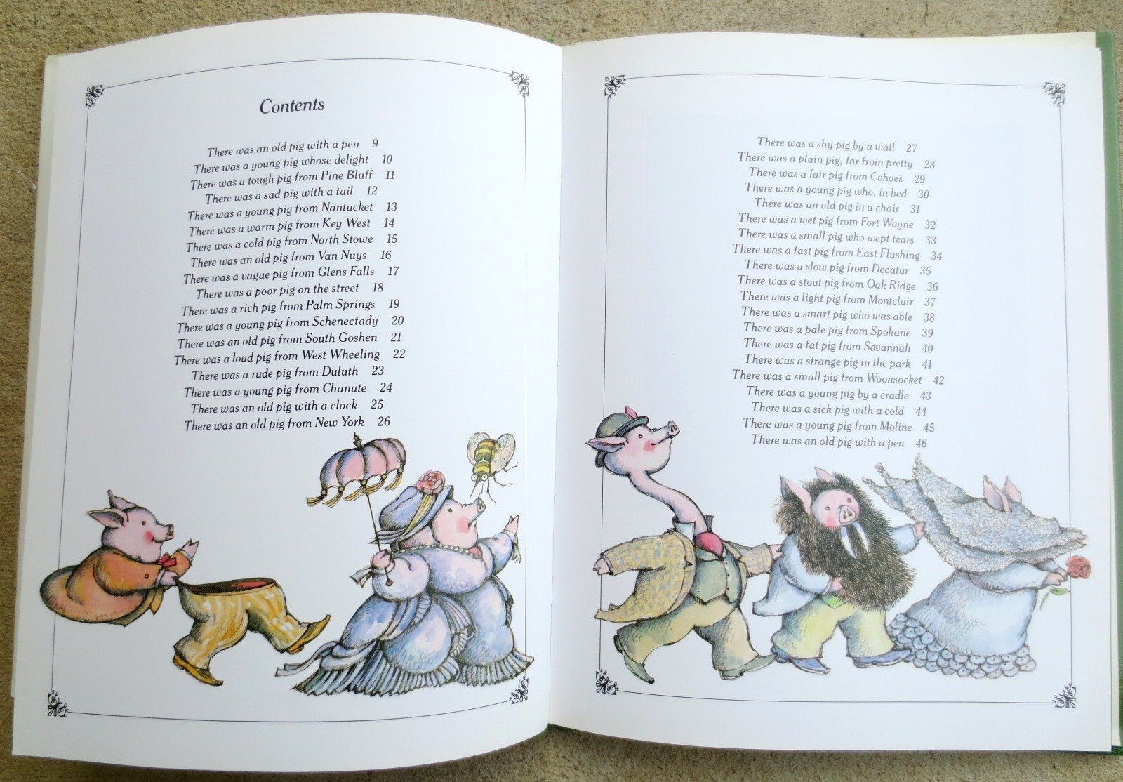 The Book Of Pigericks: Pig Limericks,Used