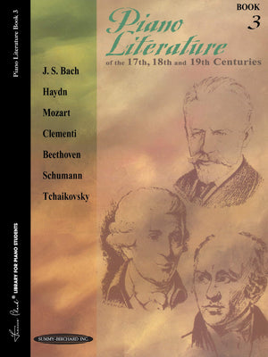 Piano Literature of the 17th, 18th and 19th Centuries (Books 3) (Frances Clark Library for Piano Students),Used