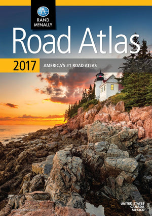 Rand McNally 2017 Road Atlas: United States, Canada, Mexico,Used