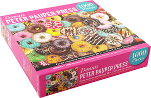 PETER PAUPER PRESS Donuts 1000 Piece Jigsaw Puzzle,Used