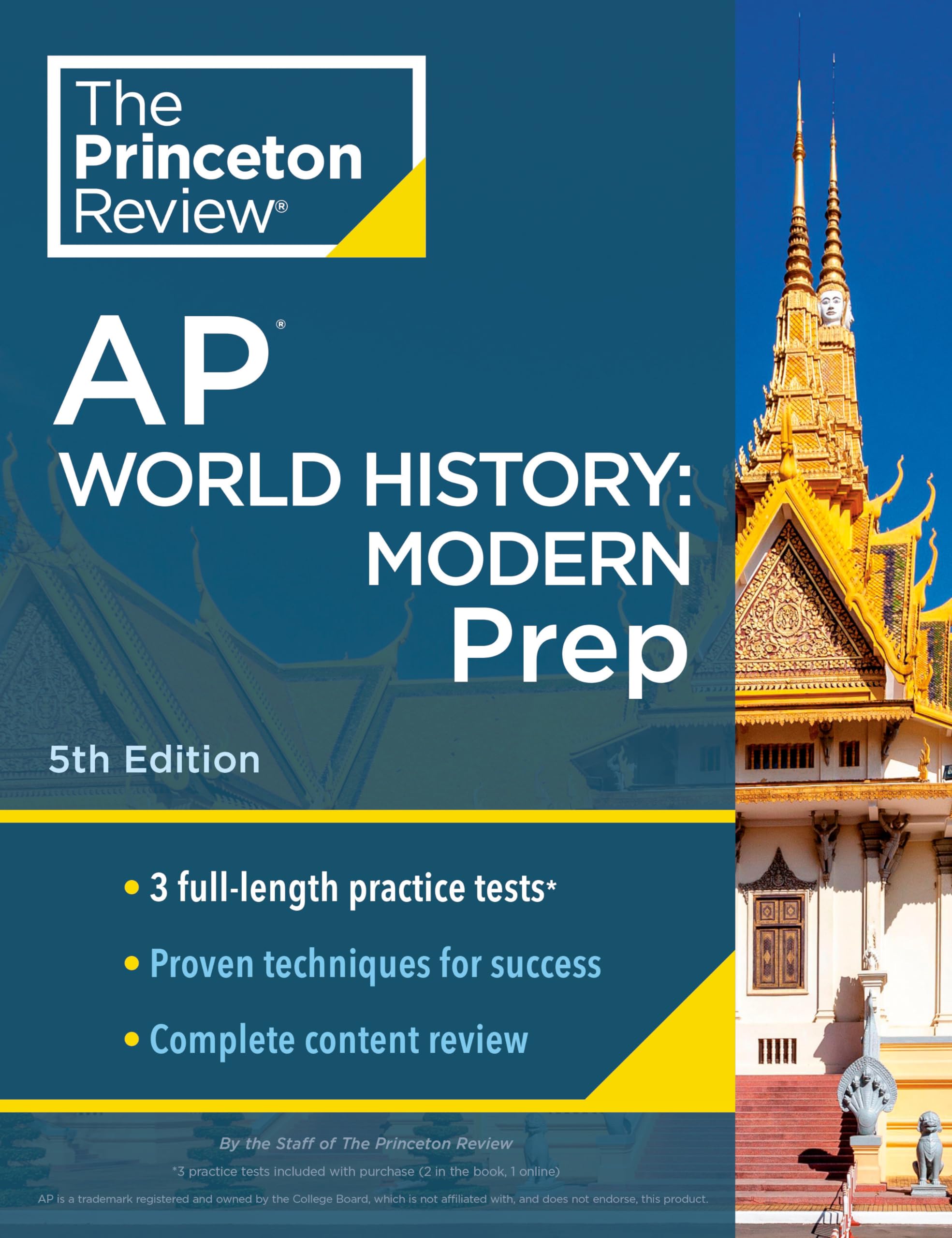 Princeton Review Ap World History: Modern Prep, 5Th Edition: 3 Practice Tests + Complete Content Review + Strategies & Technique,New