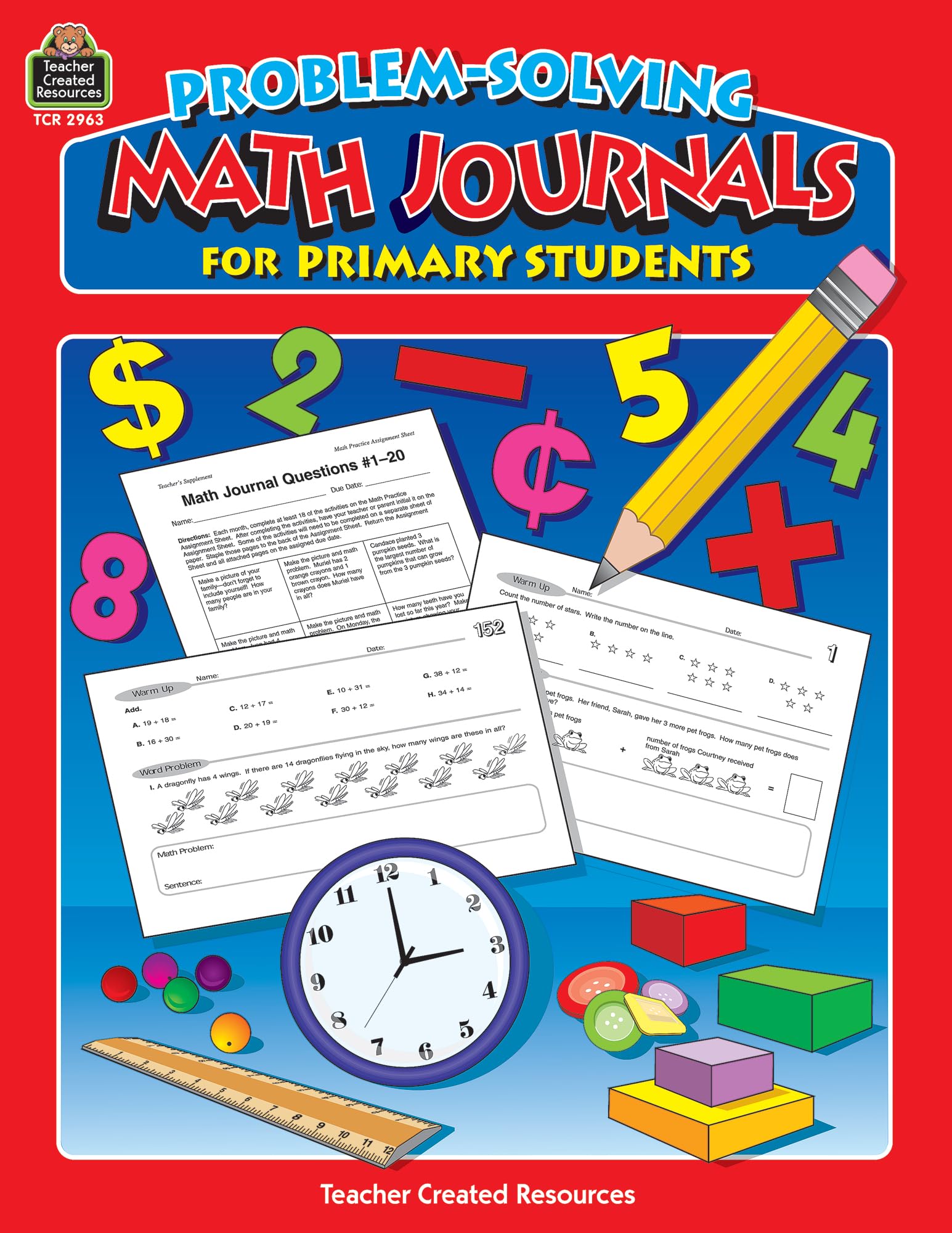 ProblemSolving Math Journals for Primary Students,Used