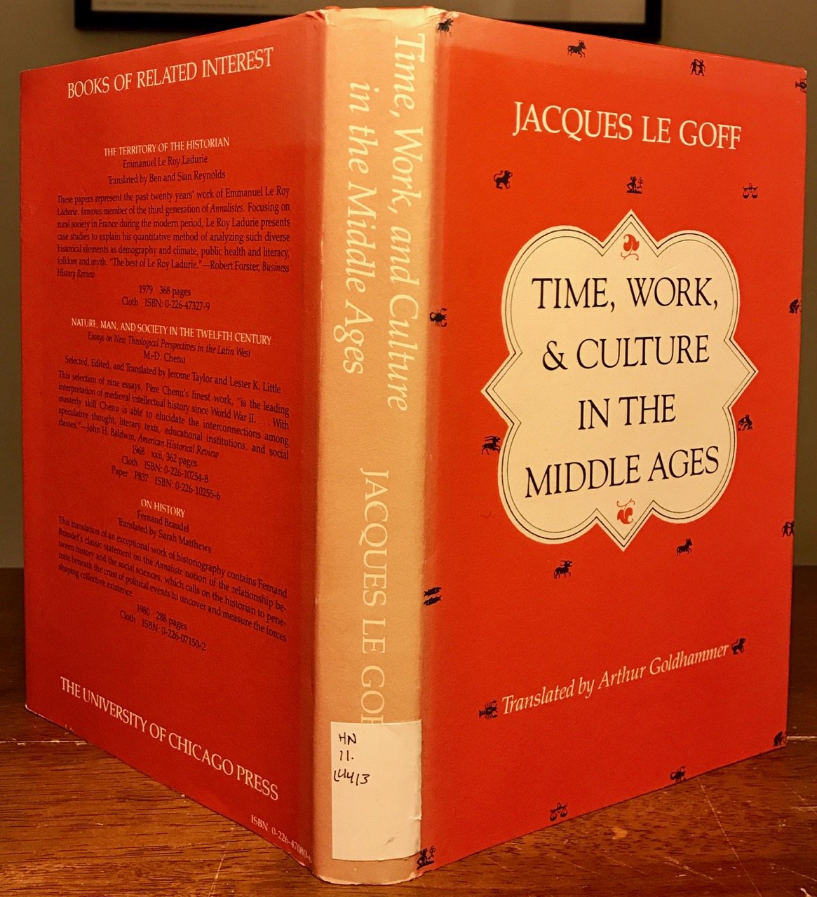 Time, Work & Culture In The Middle Ages,New