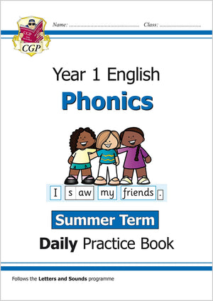 New KS1 Phonics Daily Practice Book: Year 1  Summer Term: superb for catchup and learning at home (CGP KS1 English),Used