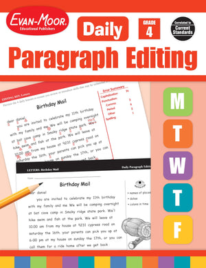 Daily Paragraph Editing, Grade 4 Teacher Edition,Used