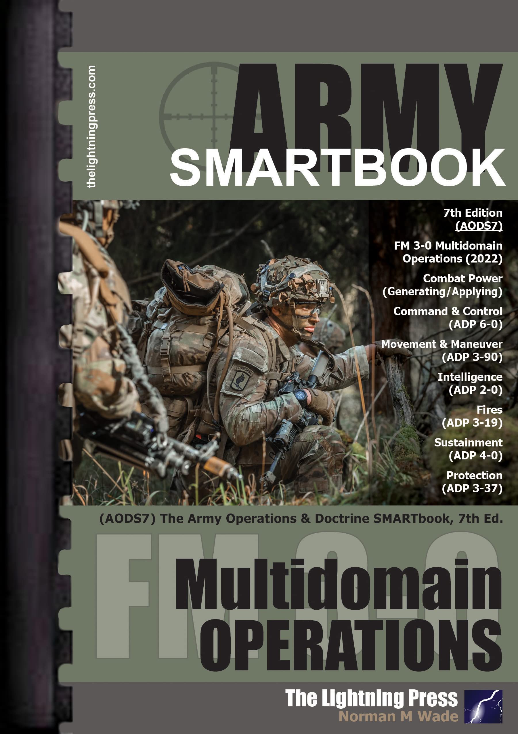 AODS7: The Army Operations & Doctrine SMARTbook, 7th Ed. (Multidomain Operations)