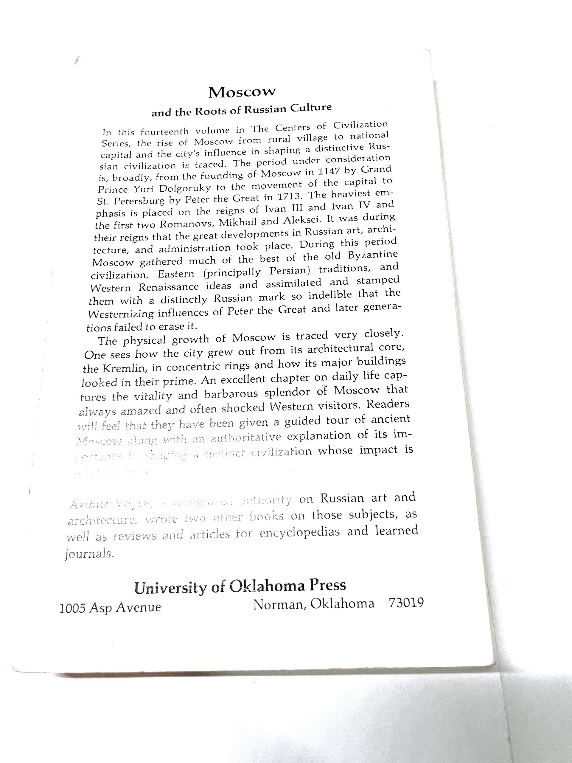 Moscow and the Roots of Russian Culture,Used