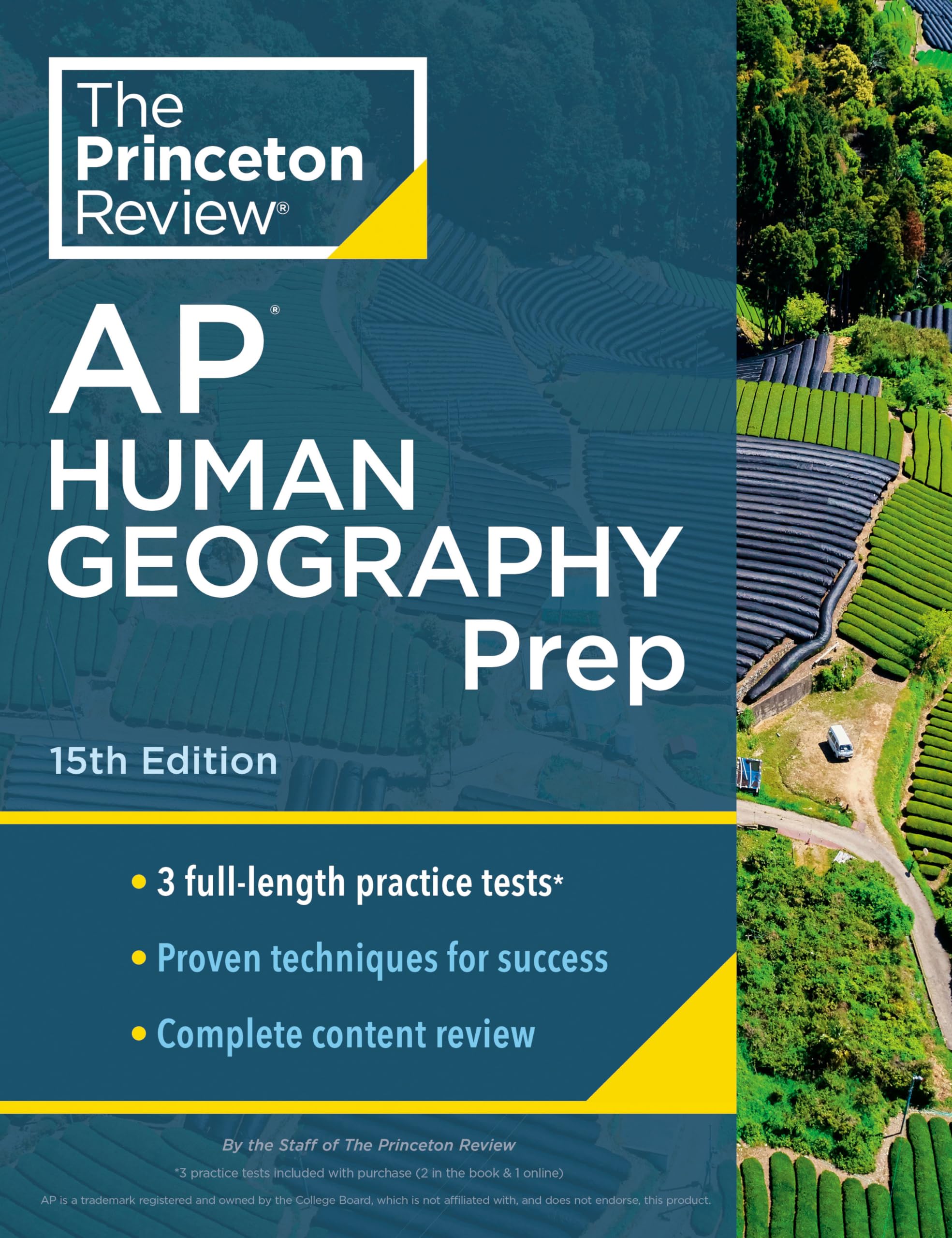Princeton Review Ap Human Geography Prep, 15Th Edition: 3 Practice Tests + Complete Content Review + Strategies & Techniques (20,New