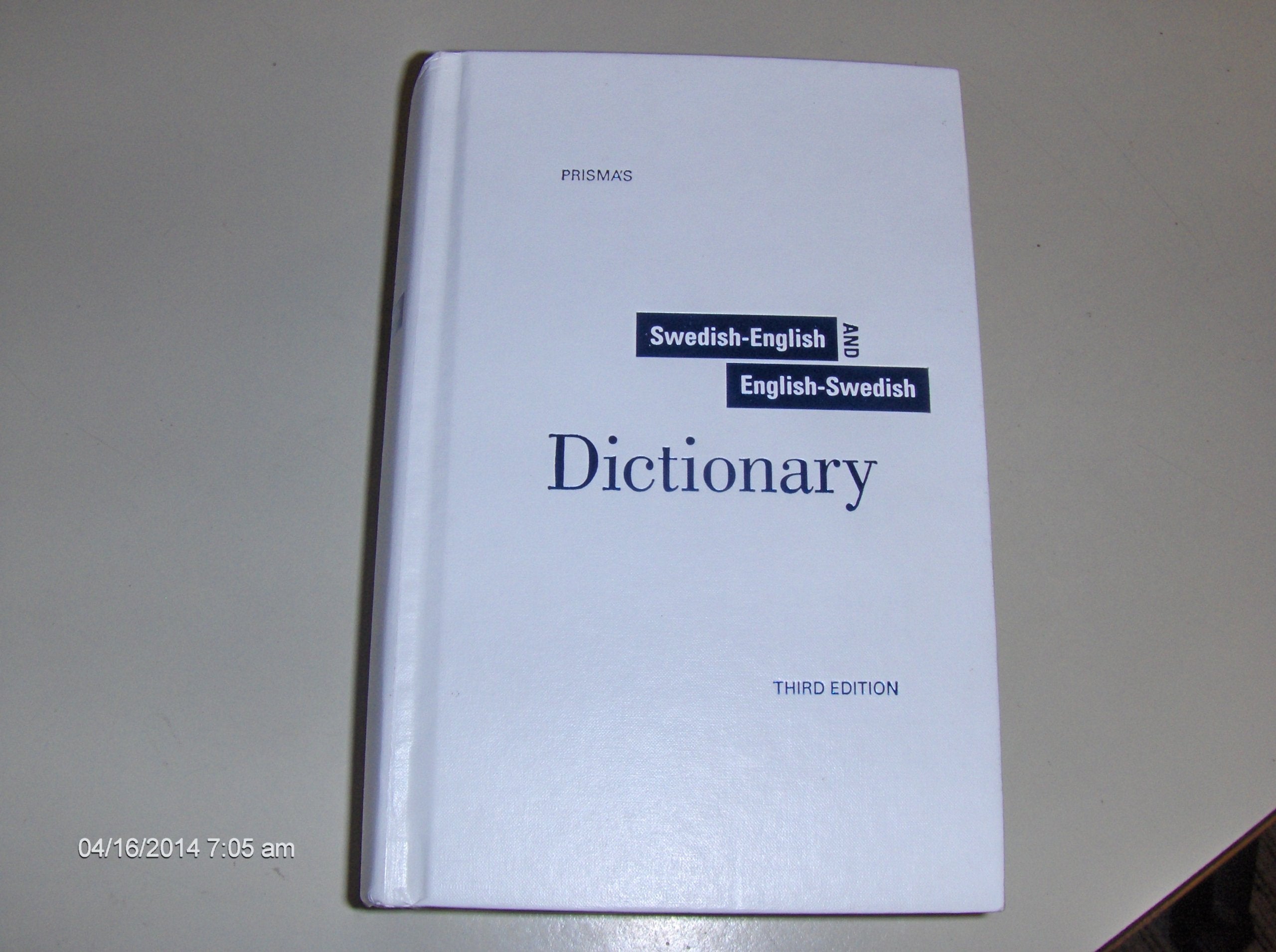 Prismas Unabridged Swedishenglish/Englishswedish Dictionary,New