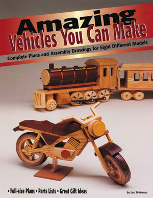 Amazing Vehicles You Can Make: Complete Plans and Assembly Drawings for Eight Different Models (Fox Chapel Publishing),Used