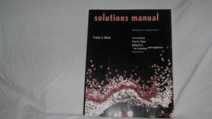 Solutions Manual To Accompany Paul A. Tiper Physics For Scientists And Engineers, Volumes 23, Chapters 2241, 4Th Edition,Used