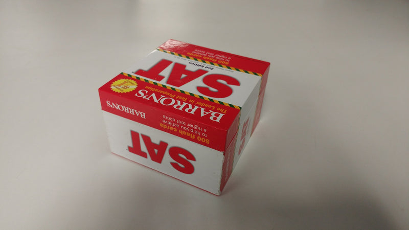 Barron's SAT Flash Cards,Used