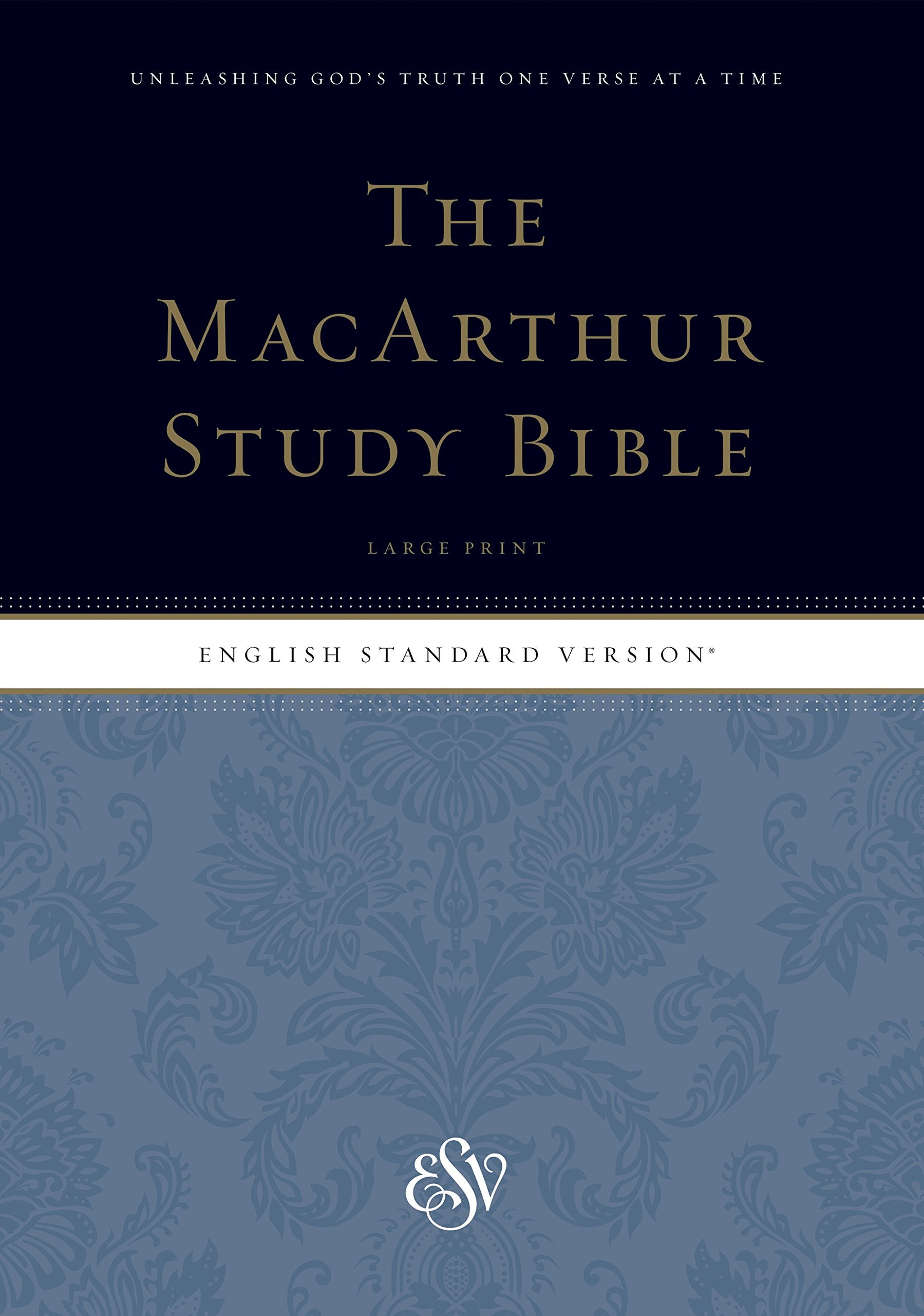 ESV MacArthur Study Bible, Large Print,Used