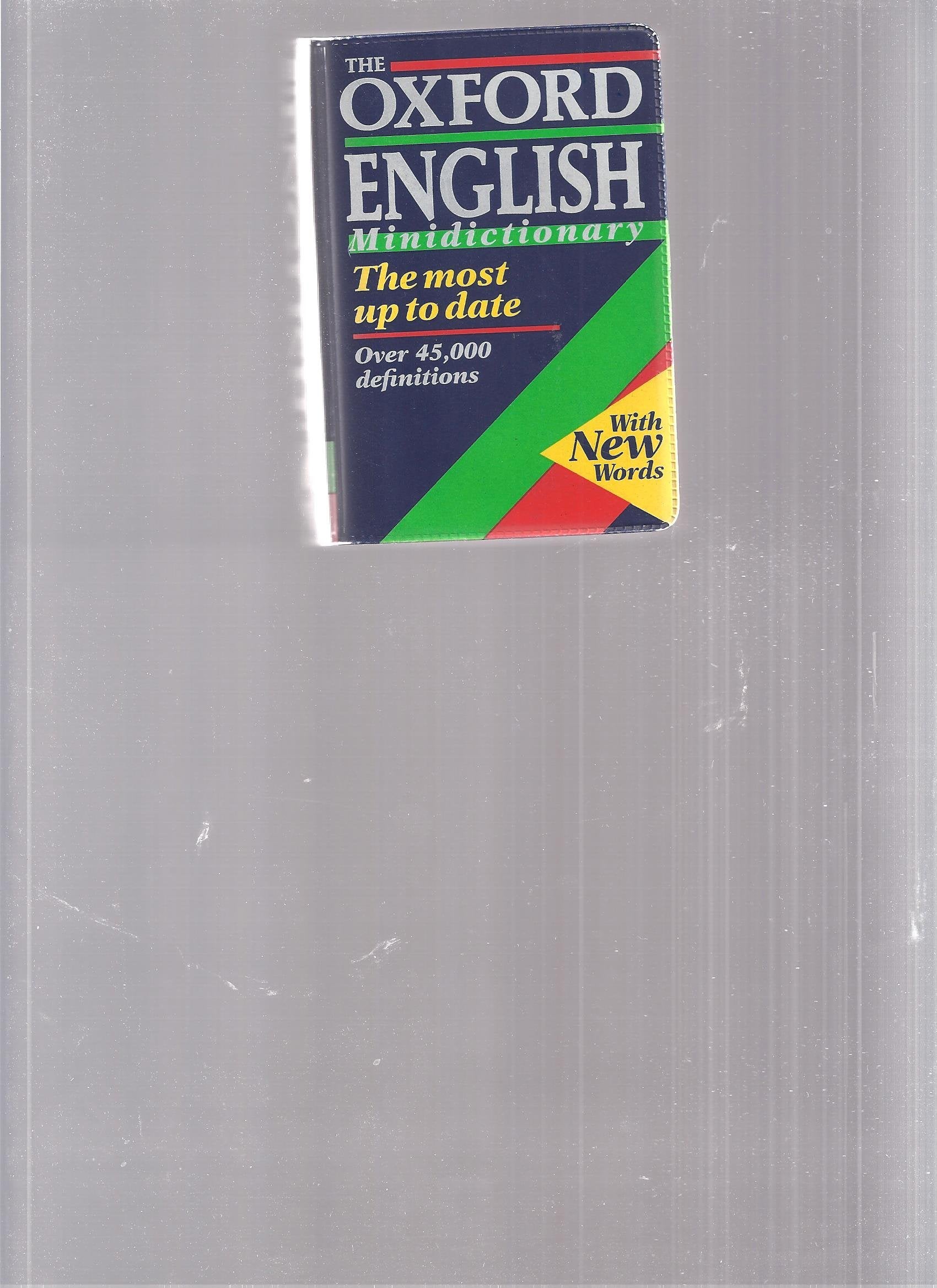 The Oxford Minidictionary,Used
