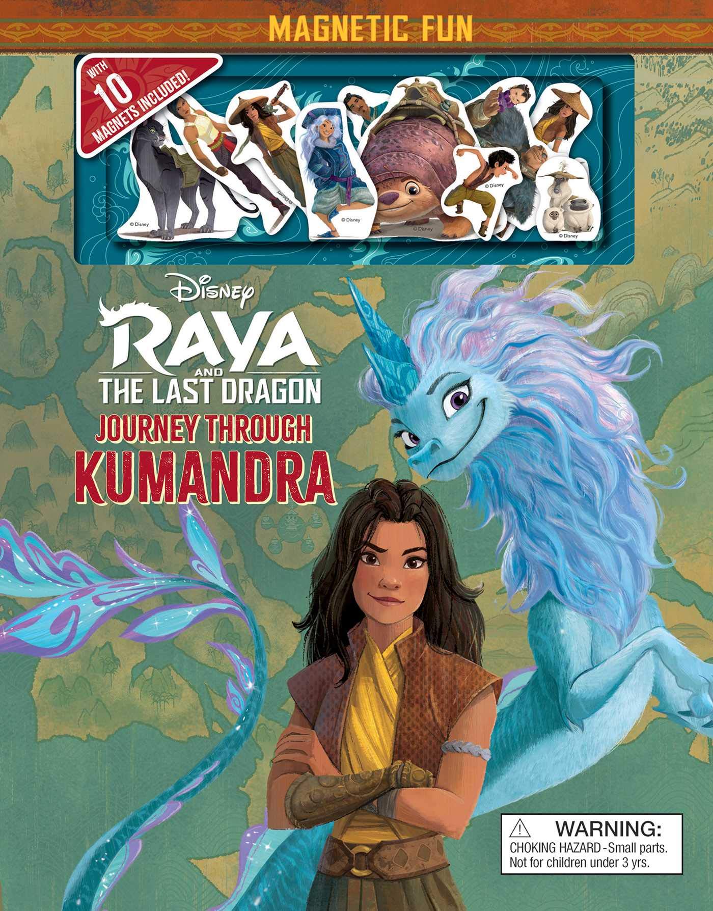 Disney: Raya and the Last Dragon: Journey Through Kumandra (Magnetic Hardcover),Used