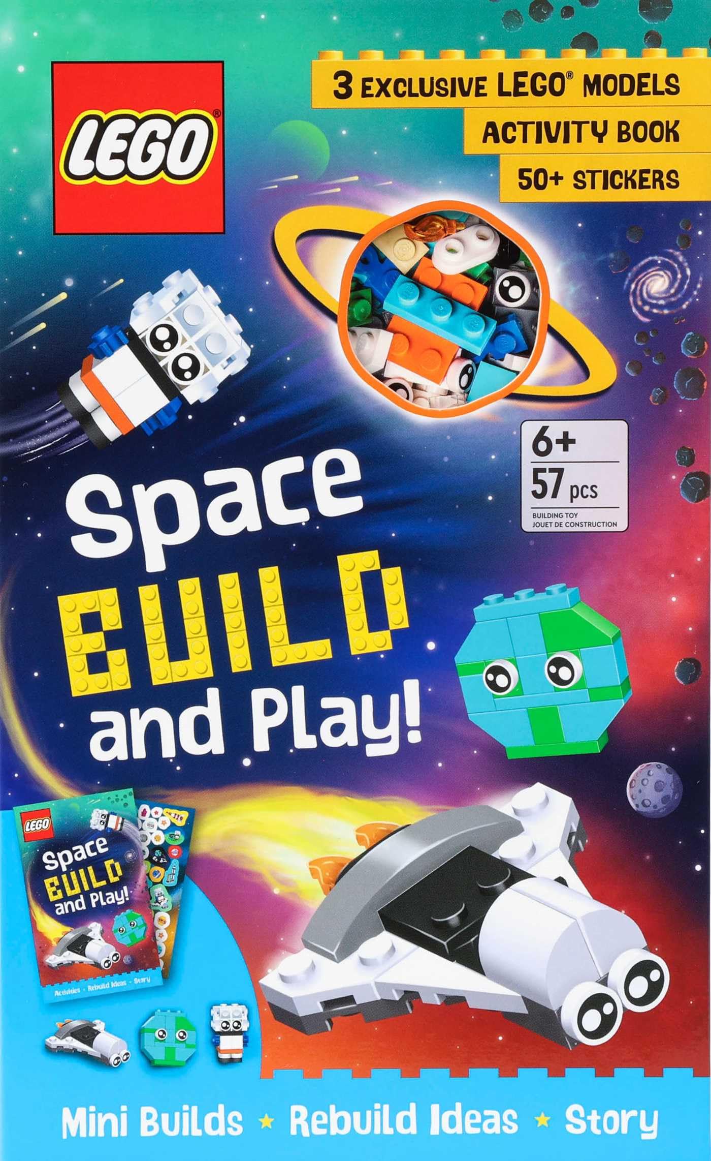 Lego Books: Space Build And Play Box