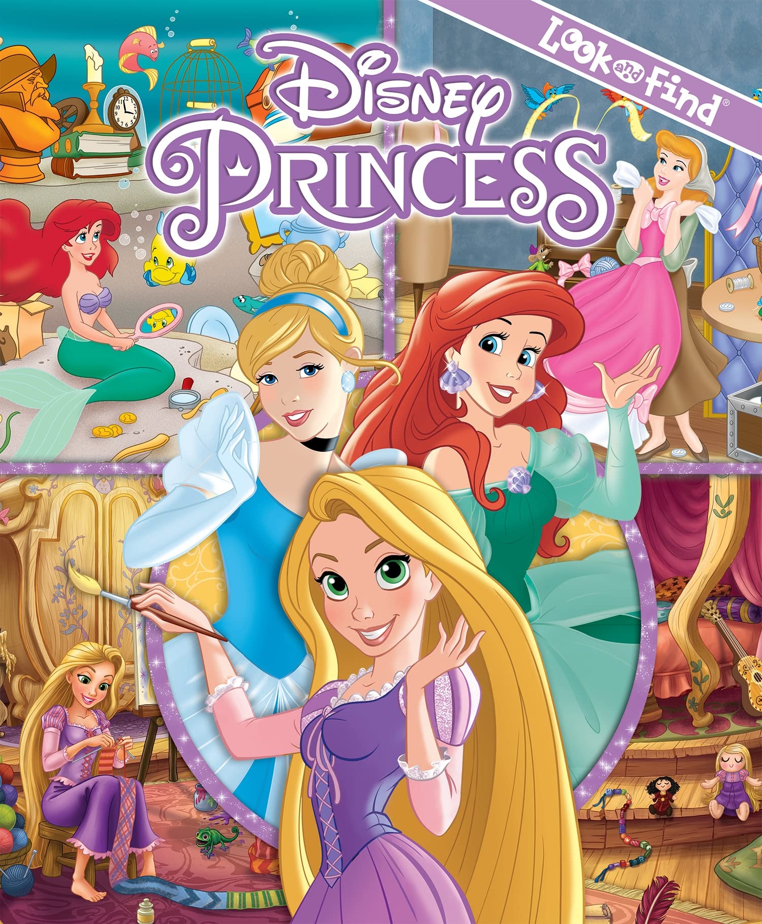 Disney Princess  Look and Find  PI Kids,Used