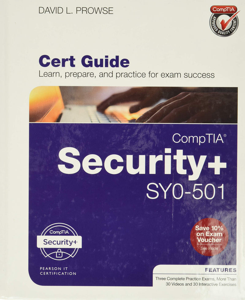 CompTIA Security+ SY0501 Cert Guide (Certification Guide),Used