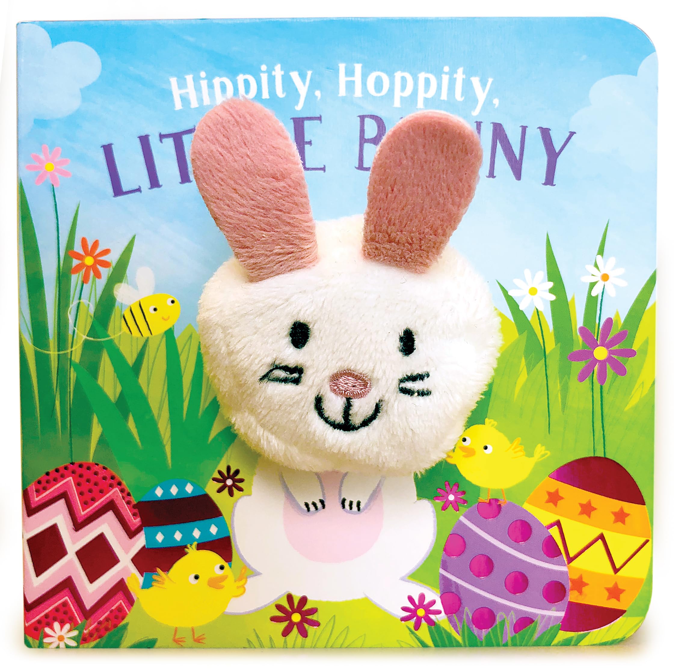 Hippity, Hoppity, Little Bunny  Finger Puppet Board Book for Easter Basket Gifts or Stuffer Ages 03,New