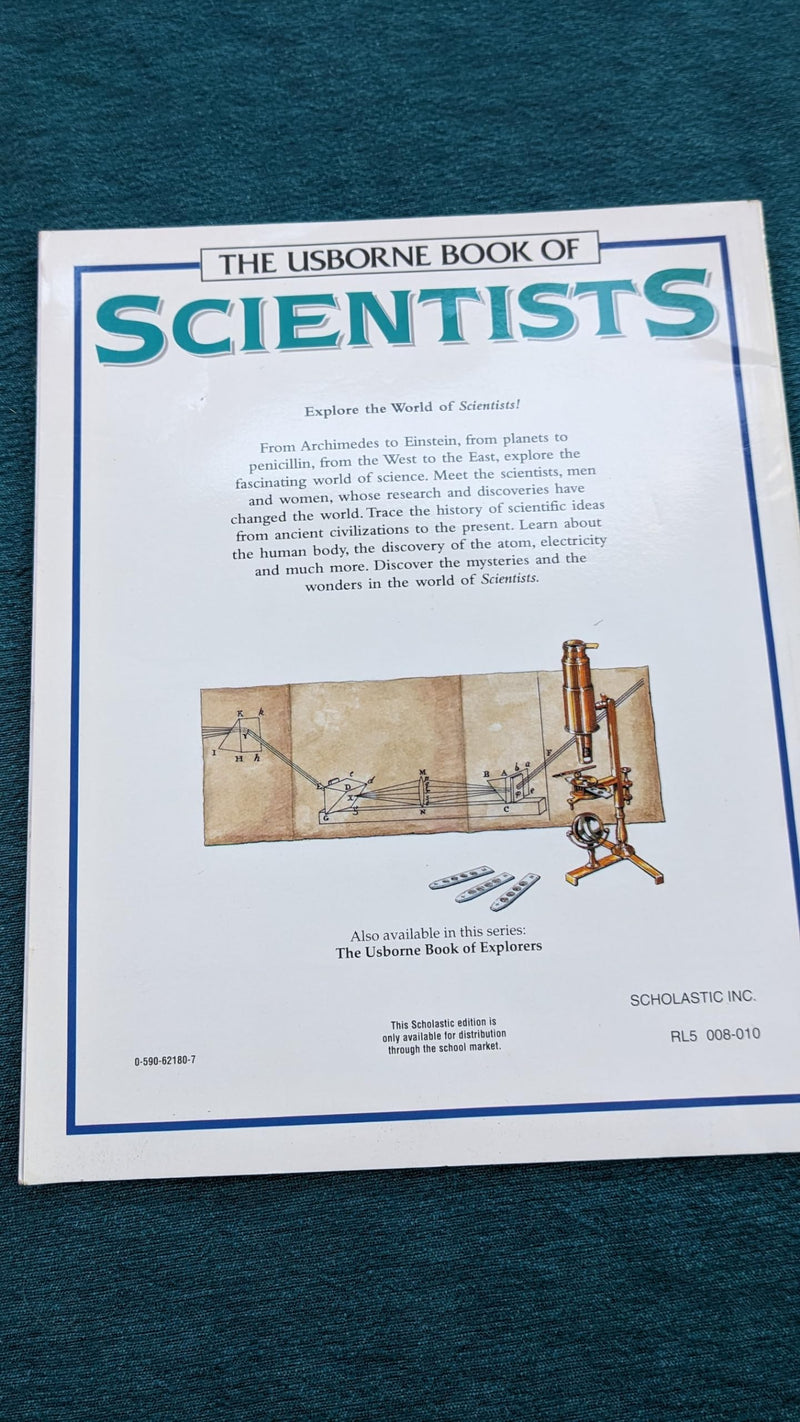 The Usborne Book of Scientists (From Archimedes to Einstein),Used