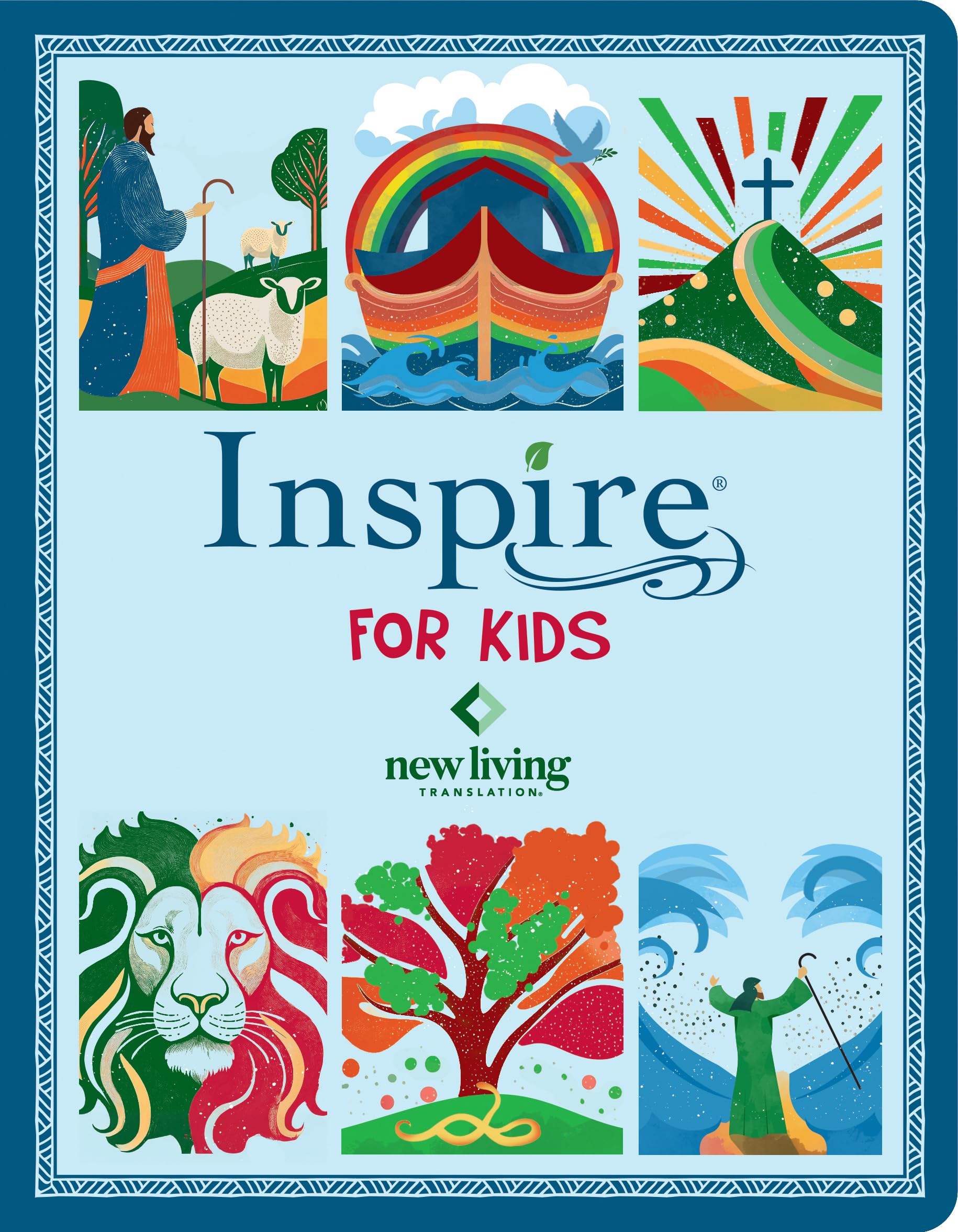 Inspire Bible For Kids Nlt (Softcover): The Bible For Coloring & Creative Journaling