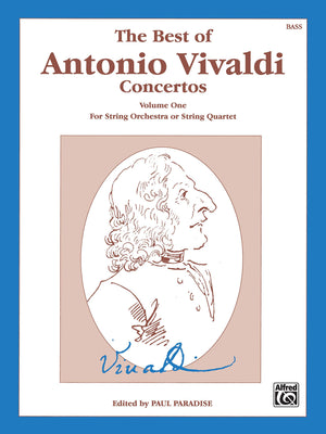 The Best of Antonio Vivaldi Concertos (For String Orchestra or String Quartet), Vol 1: String Bass (The Best of..., Vol 1),Used