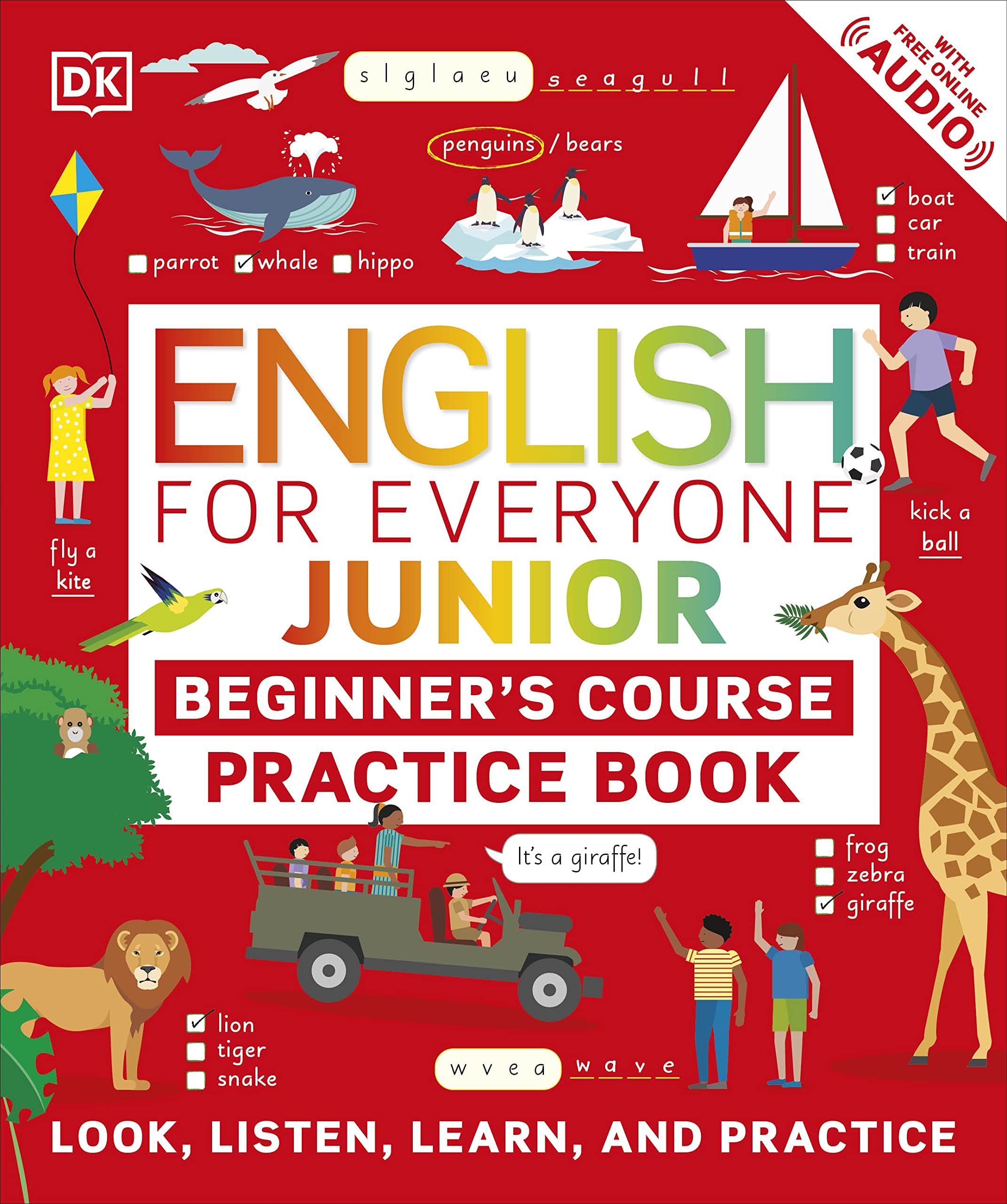 English For Everyone Junior Beginner'S Course Practice Book (Dk English For Everyone Junior),Used