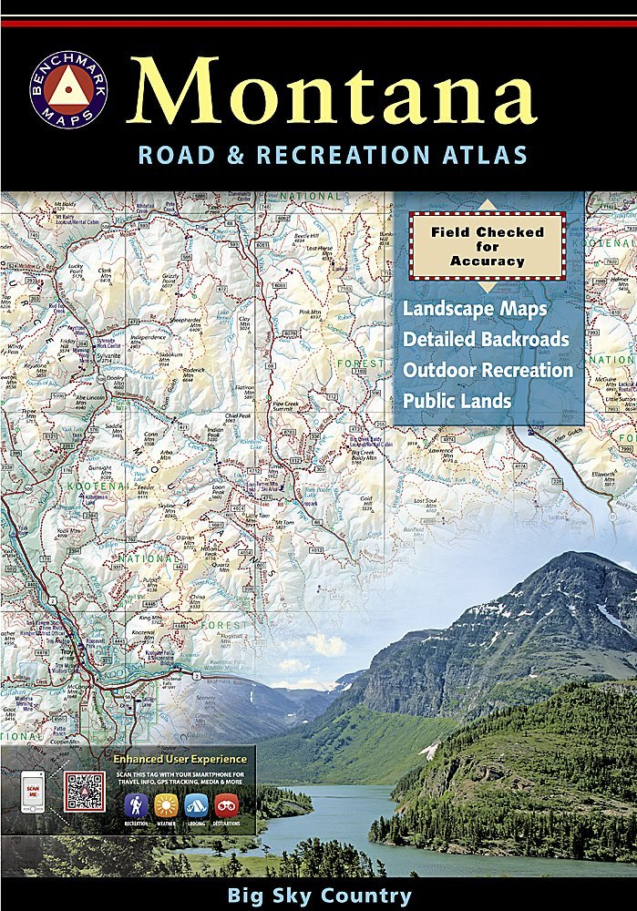 Montana Benchmark Road & Recreation Atlas,Used
