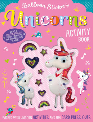 Unicorns Activity Book (Balloon Stickers),Used