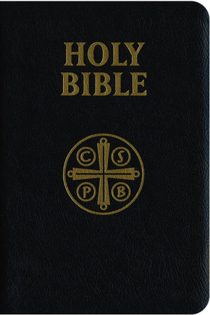 DouayRheims Bible (Black Genuine Leather): Standard Print Size,New